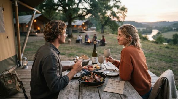Pour des vacances gastronomiques en camping : carte et menus à découvrir