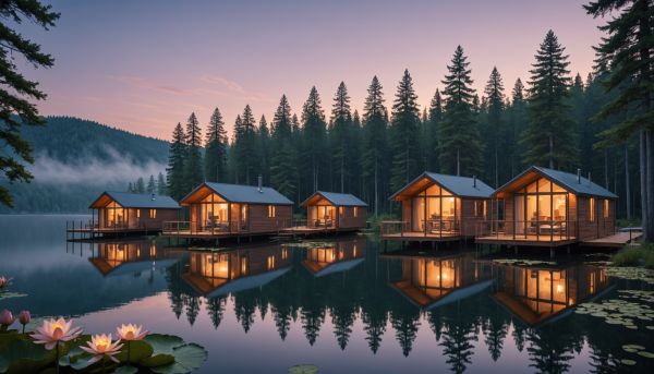 Top des hébergements de plein air aquatiques