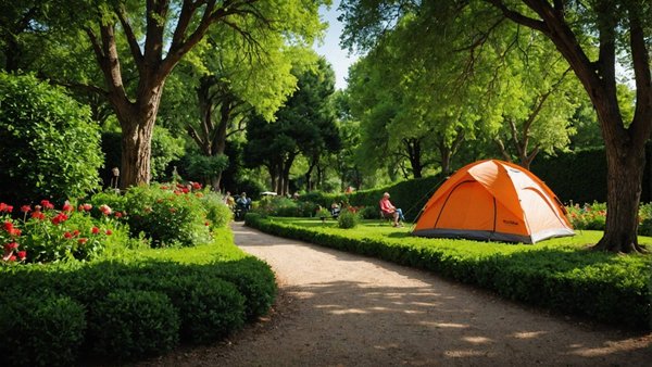 Séjournez aux jardins de tivoli : un camping d'exception